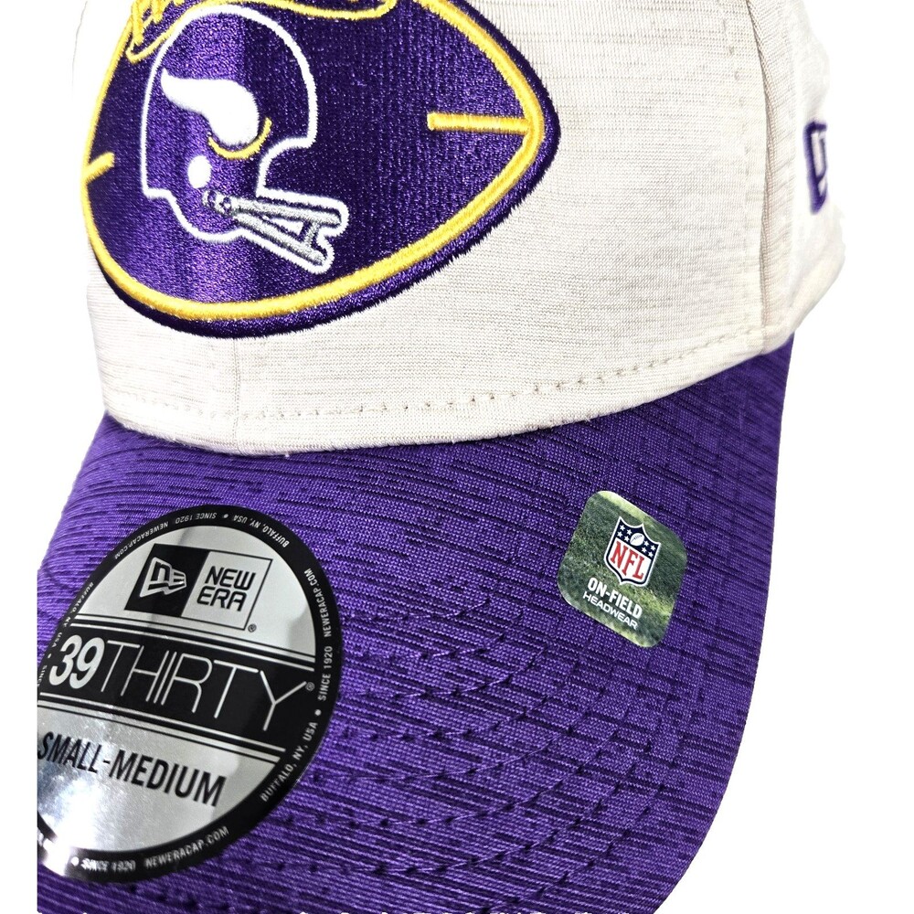 New Era NFL Minnesota Vikings 39Thirty 3930 Hat S/M Fitted On-field Purple New